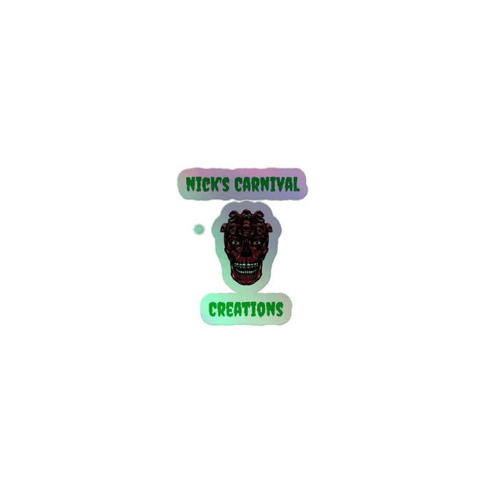 Nick's Carnival Creations Holographic Sticker Sheet product image (1)