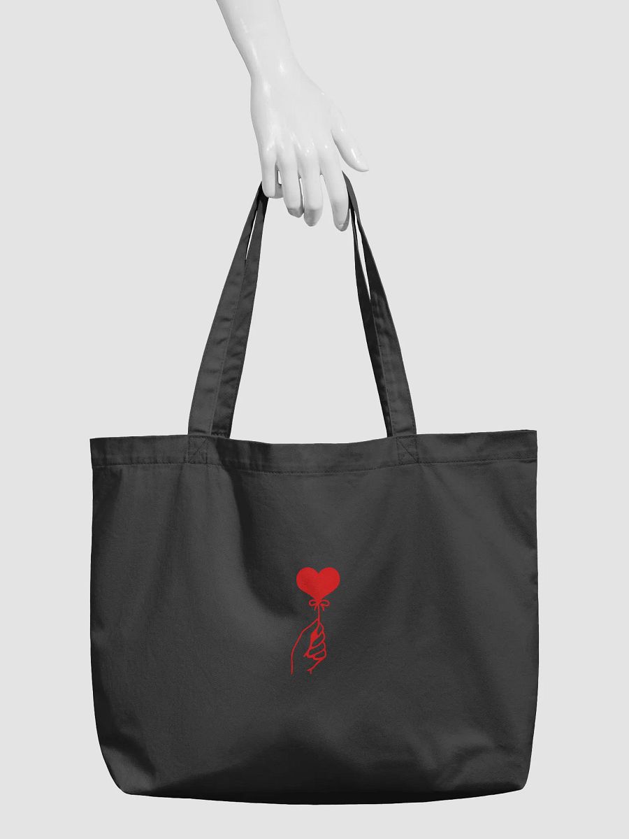 “Hold on to Love” – Eco-Friendly Organic Tote Bag product image (3)