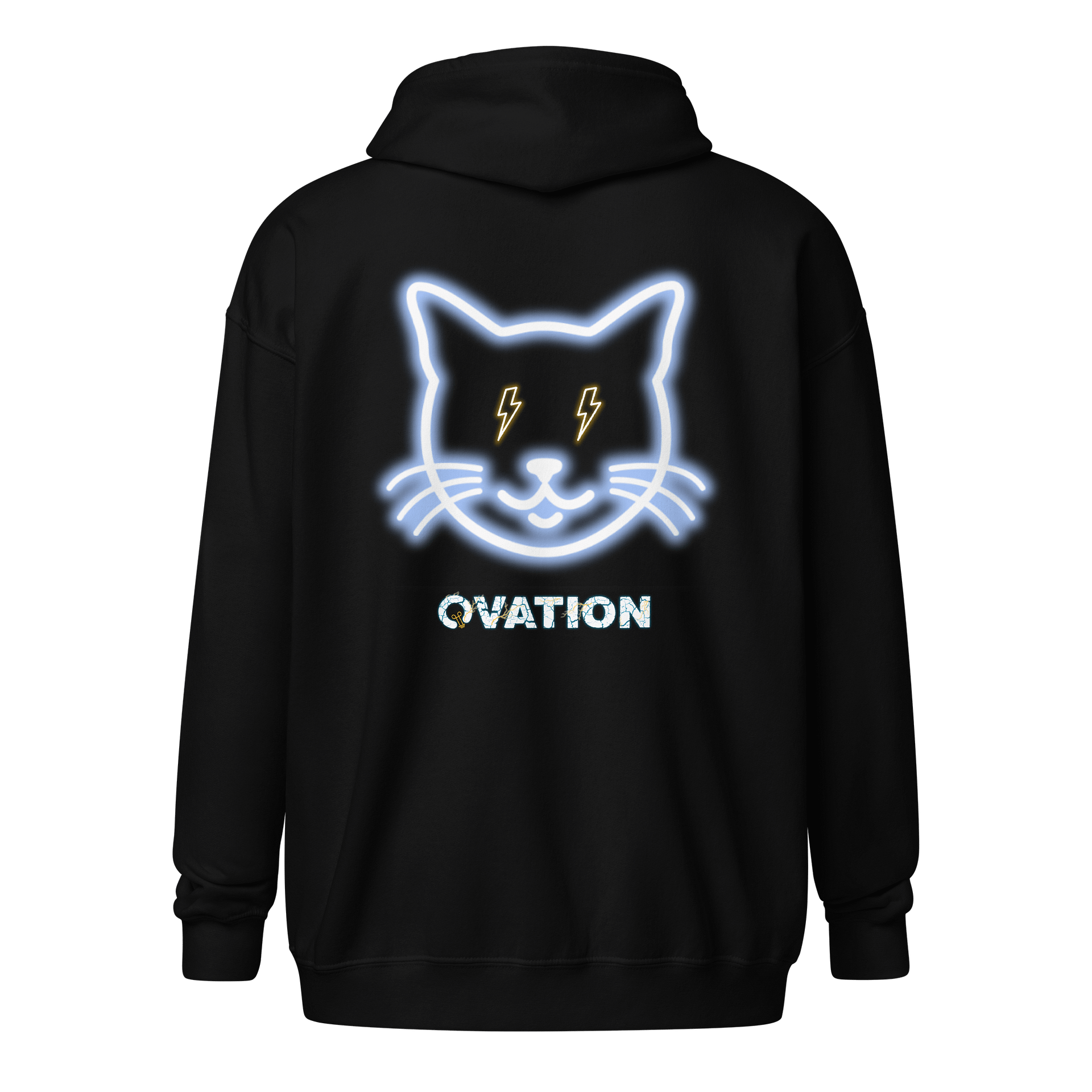 Ovation Electric Cat Full Zip Gildan Hoodie product image (2)
