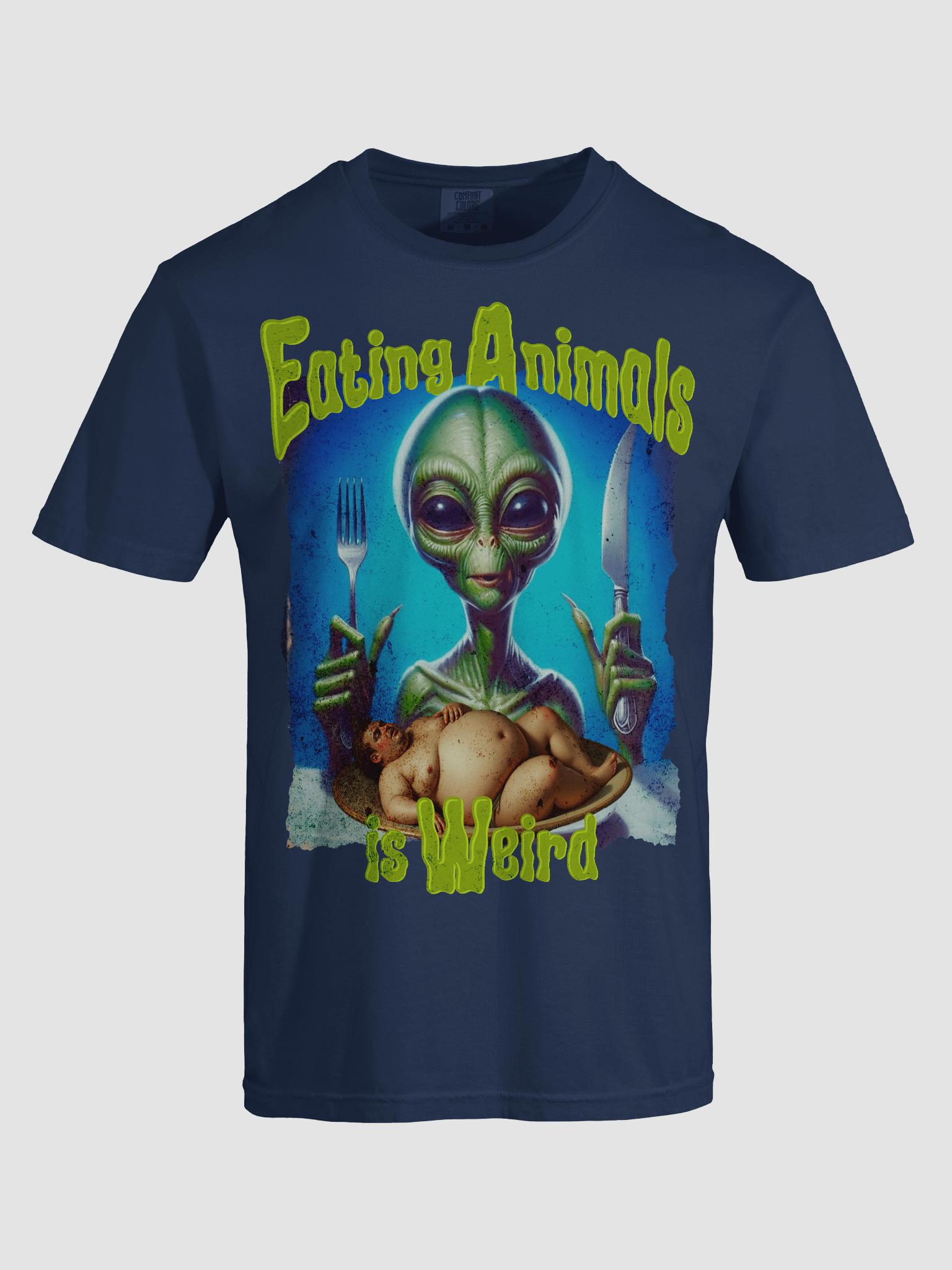 Eating Animals Is Weird Tee product image (3)