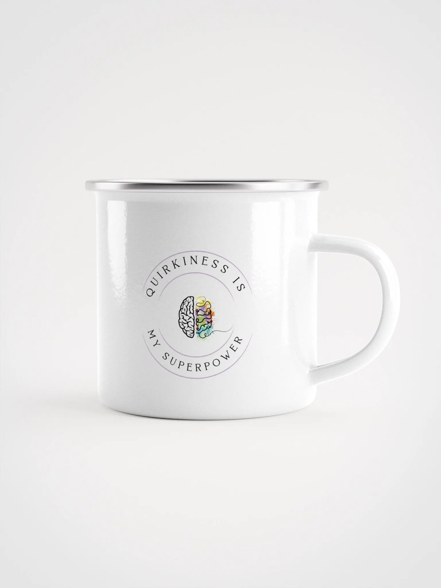 Enamel Mug - Quirkiness is my Superpower product image (1)