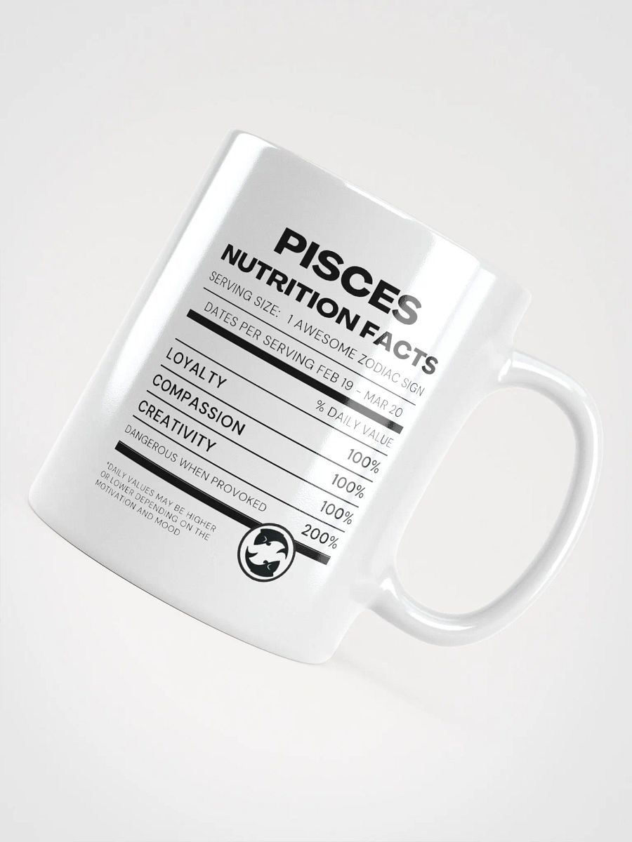 Pisces Nutrition Facts Mug product image (6)