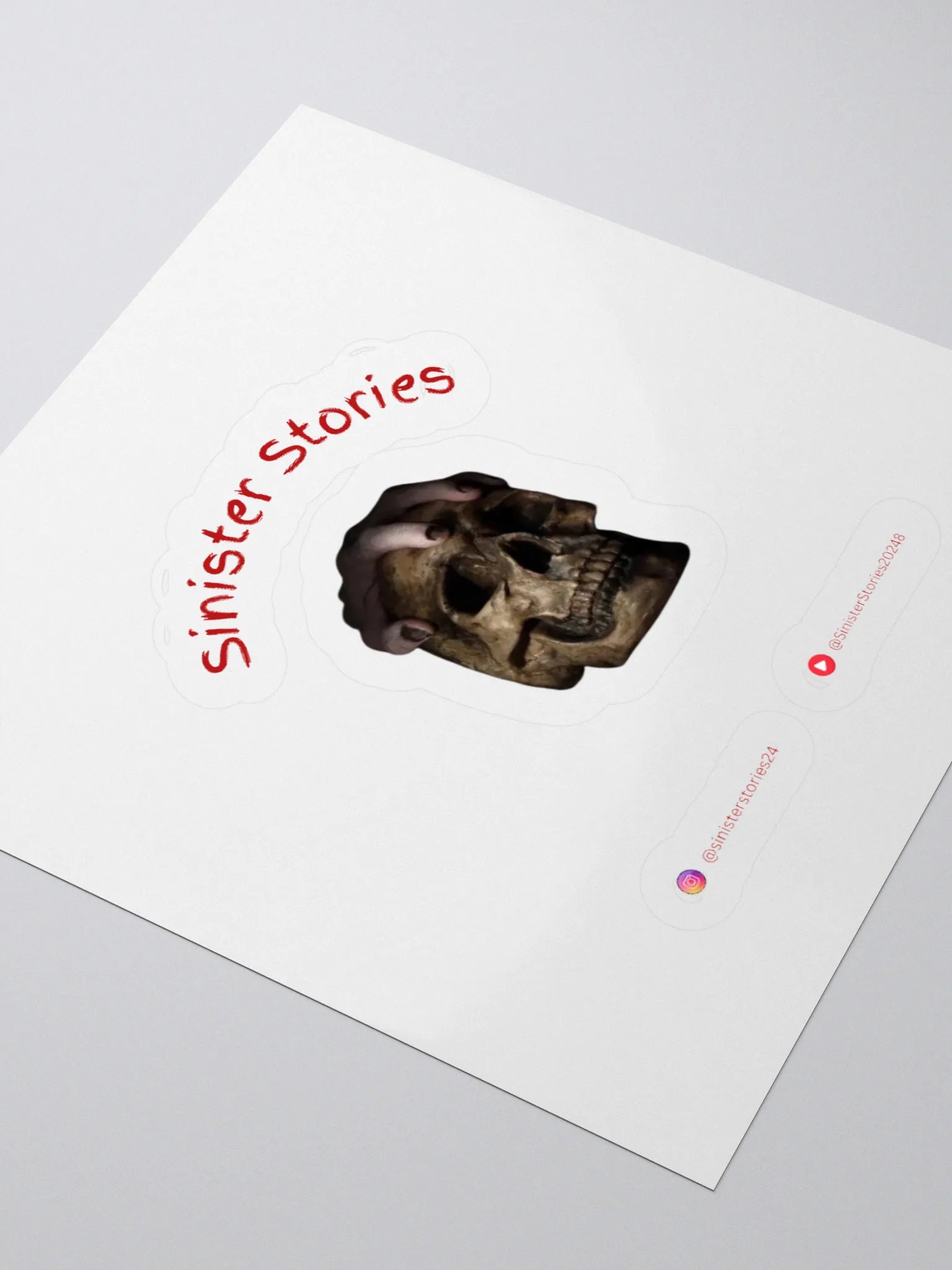 Sinister Skull Grip Sticker – Limited Edition Horror Decal product image (12)