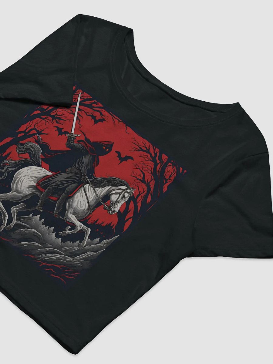 The Headless Horseman Gothic Women's Crop Tee product image (13)