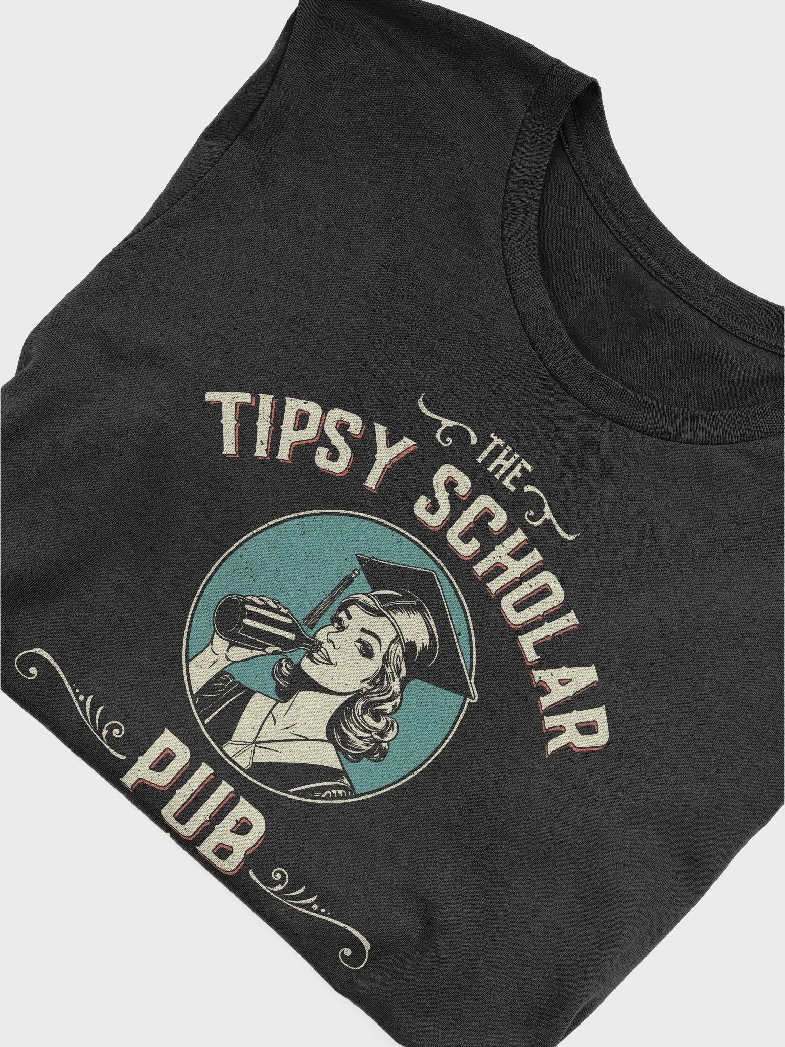 Toast to Success with the Tipsy Scholar Pub T-Shirt product image (3)
