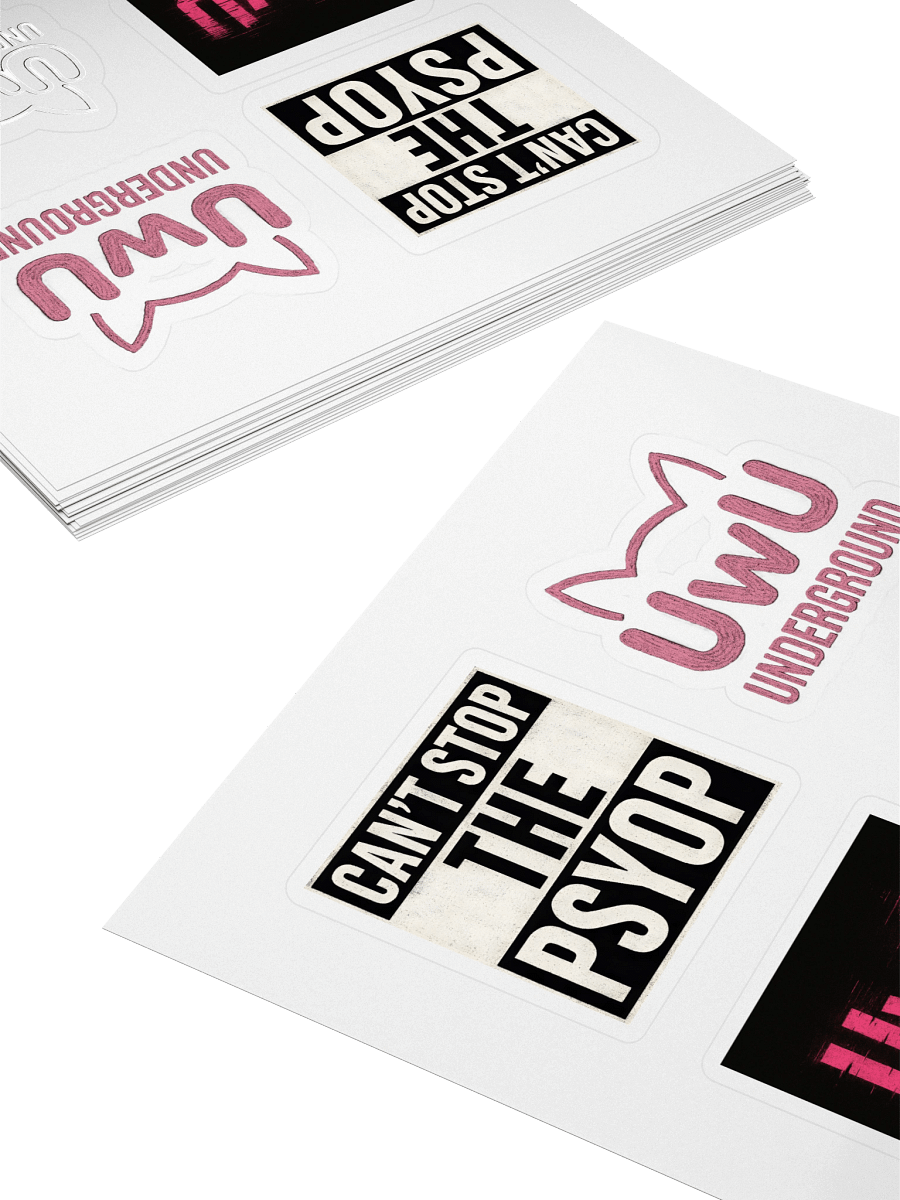 UwU Underground - Lappie Stickers product image (4)
