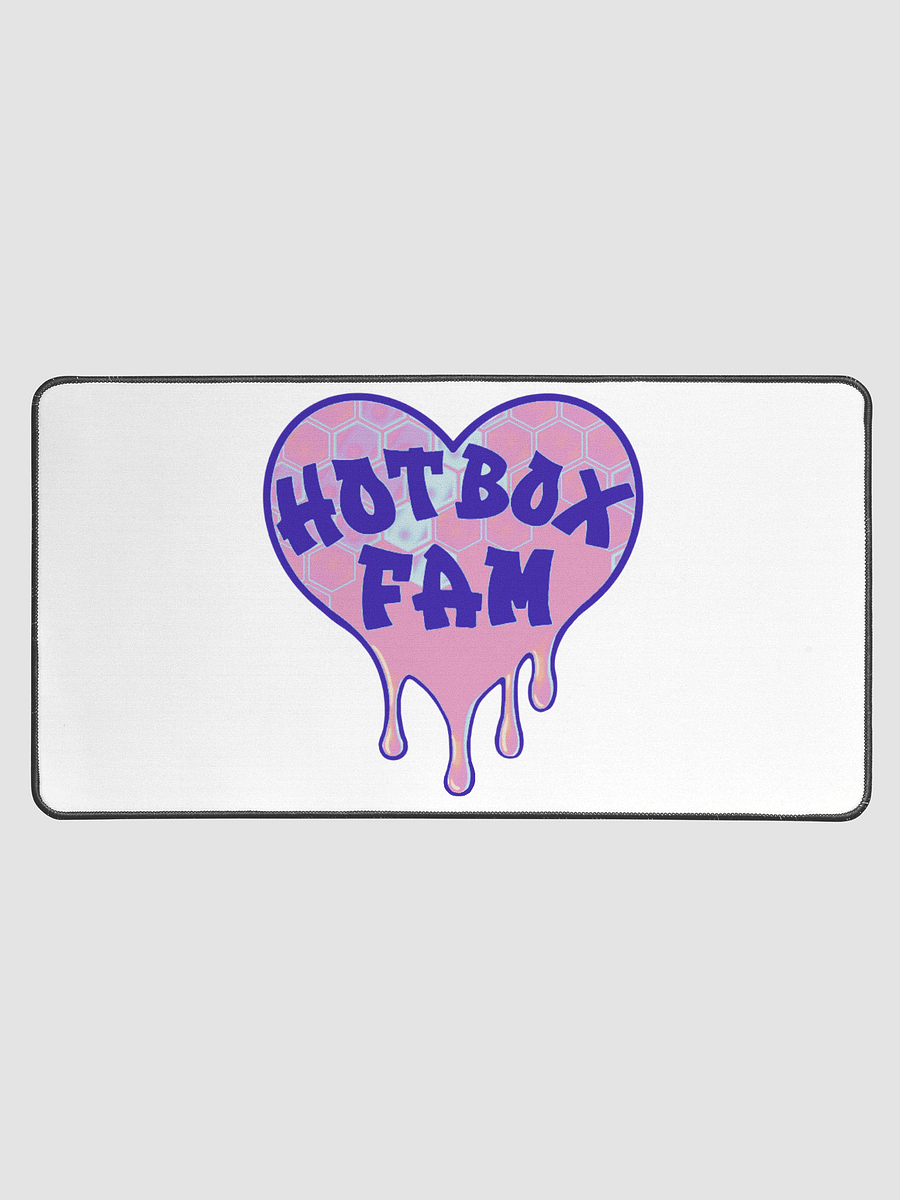 HOT BOX FAM COTTON CANDY HONEY COMB LOGO DESK MAT product image (1)