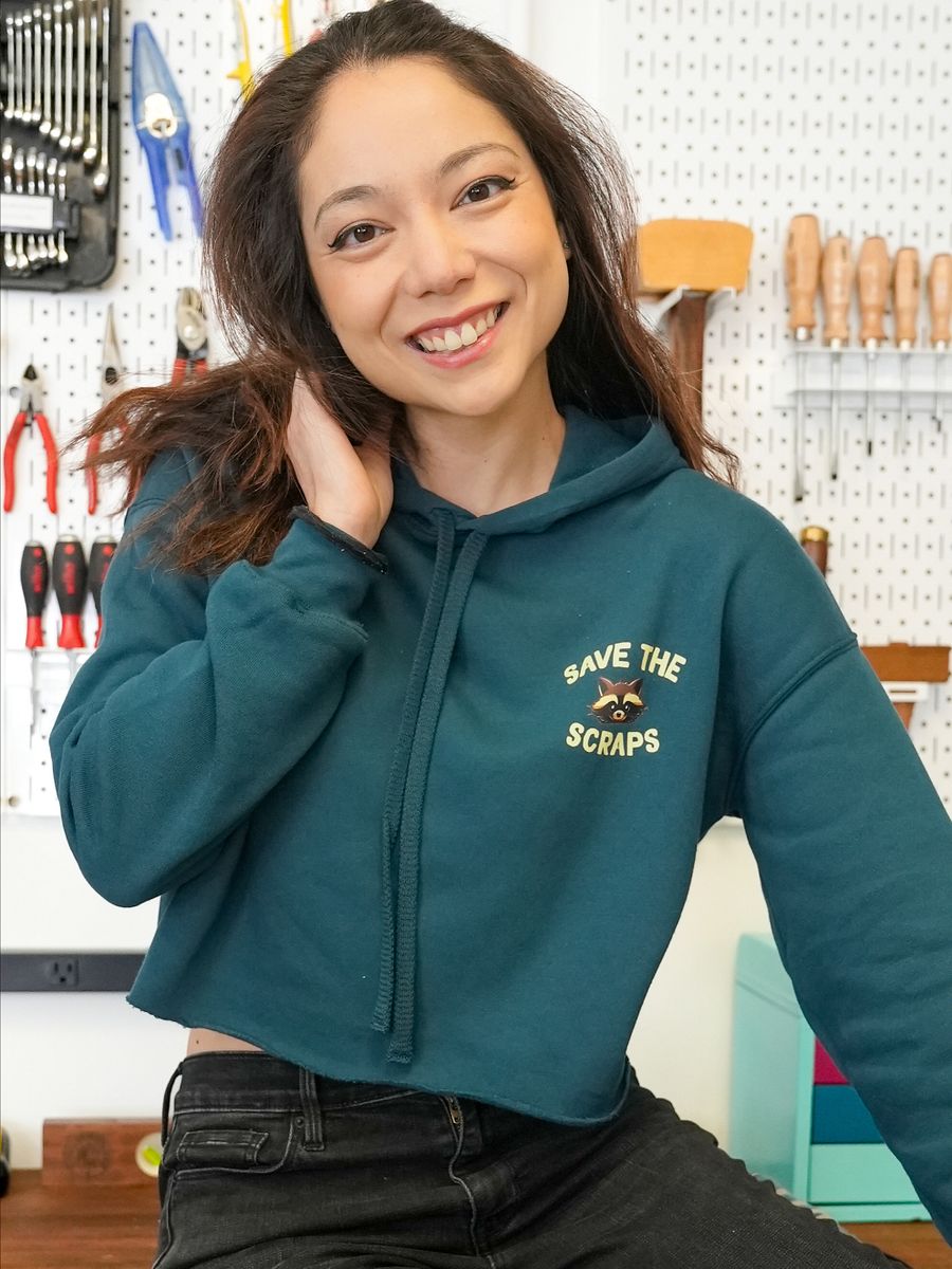 Cropped Scrap Panda Hoodie! product image (1)