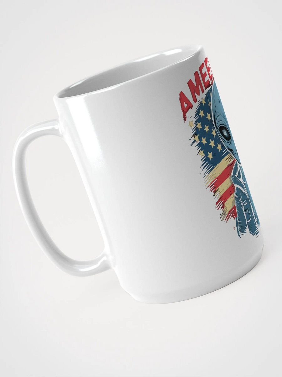 Novelty alien with American flag product image (3)