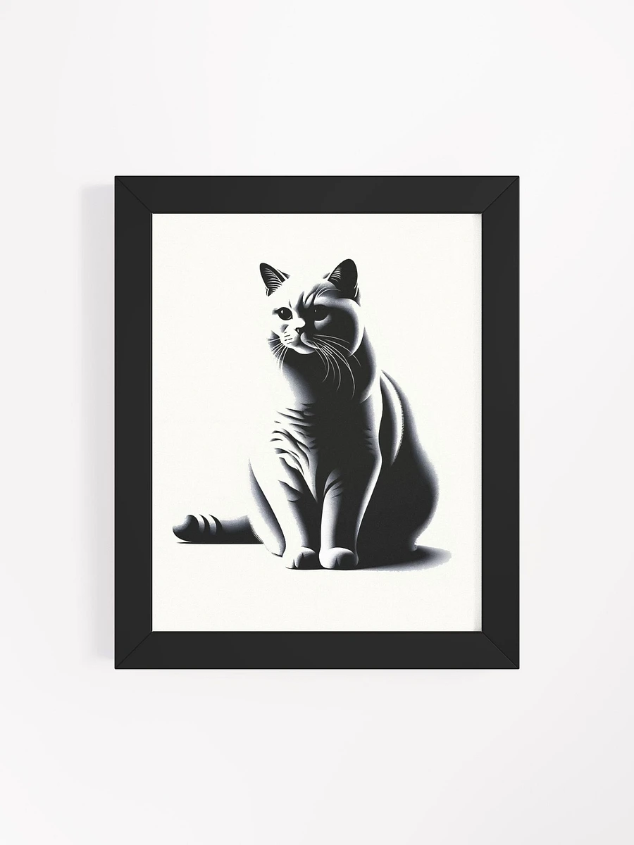 Framed High-Quality Matte Poster (in): American Shorthair product image (115)