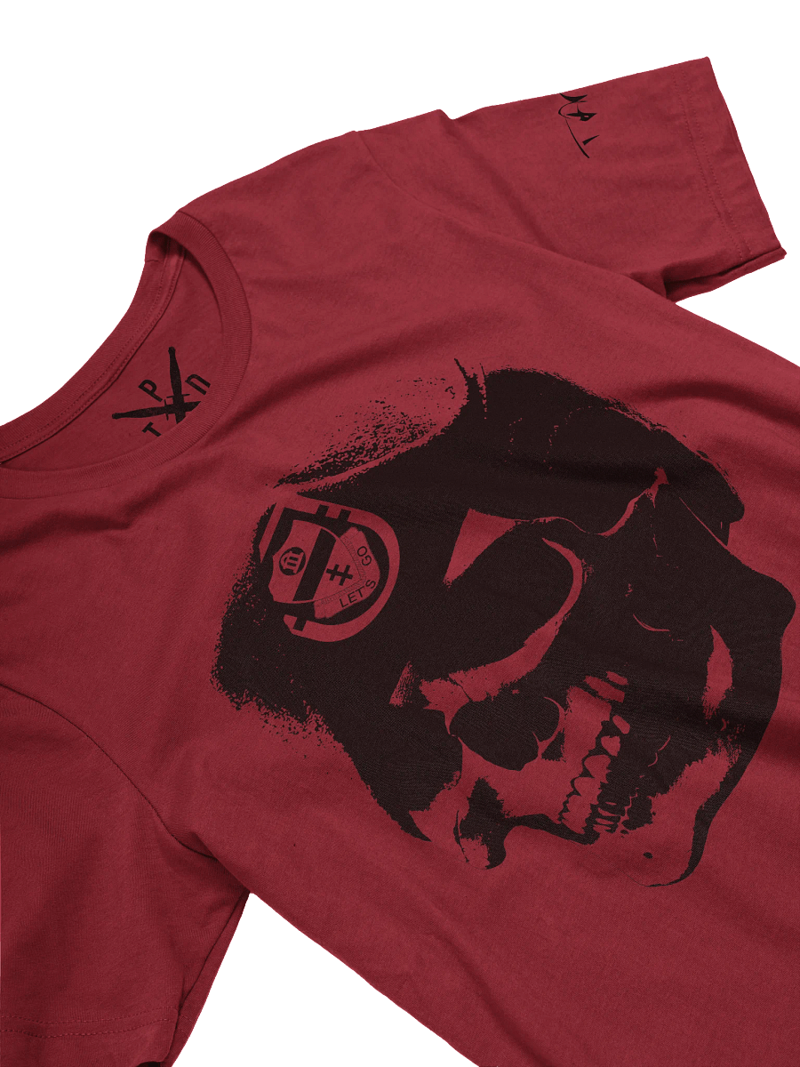 Murdered Out Skull Beret Tshirt product image (3)
