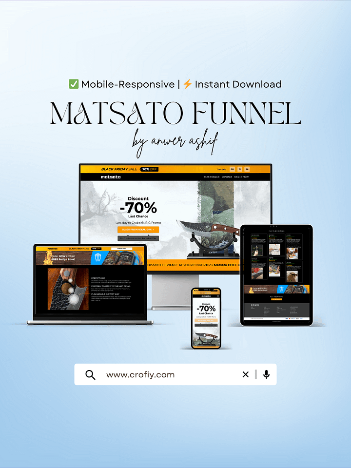 Matsato Funnelish Templates product image (1)