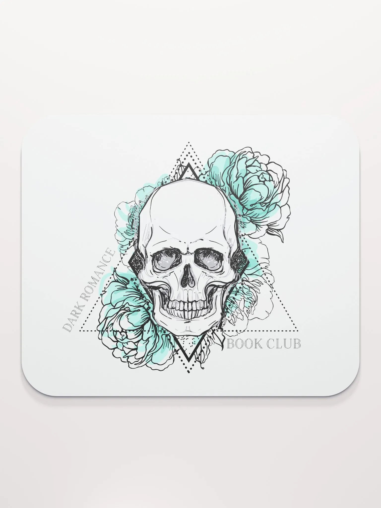 Dark Romance Floral Skull Mousepad product image (2)