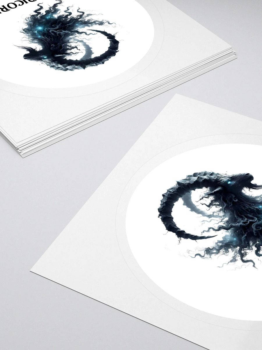 Mythical Capricorn Zodiac Round Sticker product image (4)