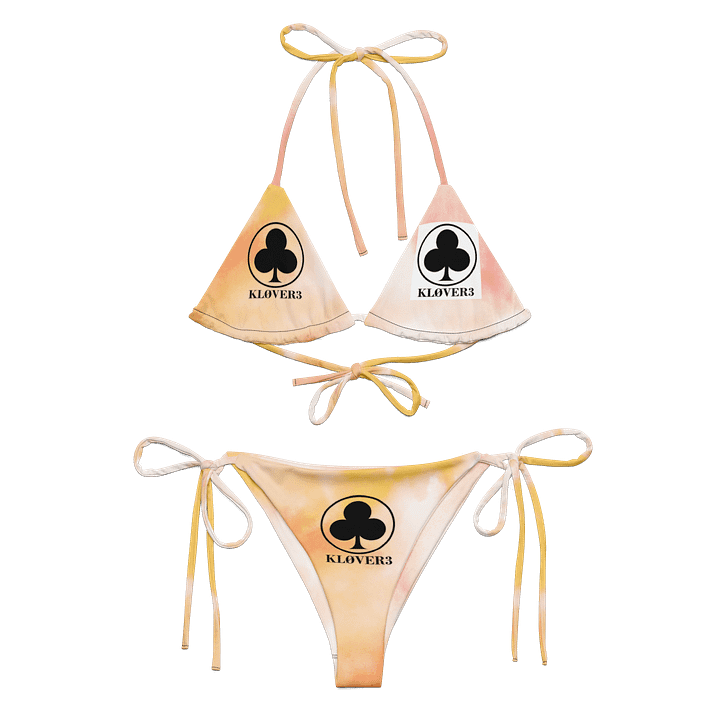 Kløver3 Club Symbol Playing Card Bikini Set product image (2)