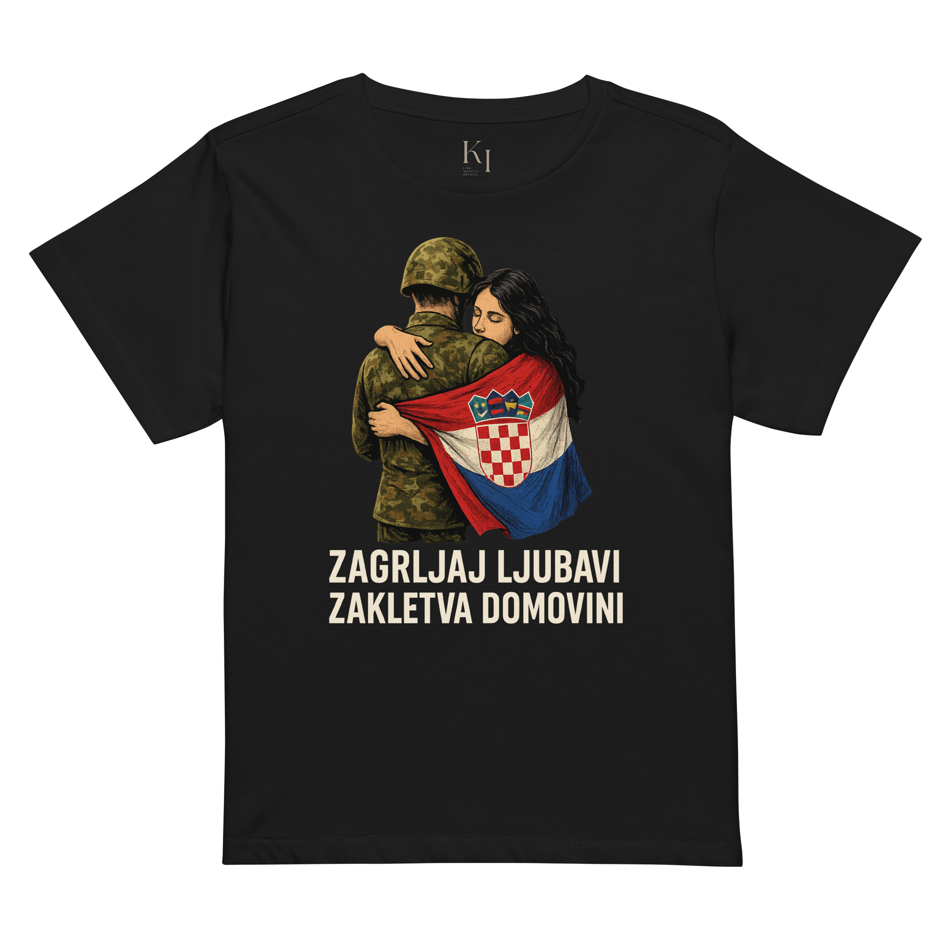 LJUBAV I DOMOVINA - ŽENSKA MAJICA KRATKIH RUKAVA product image (2)