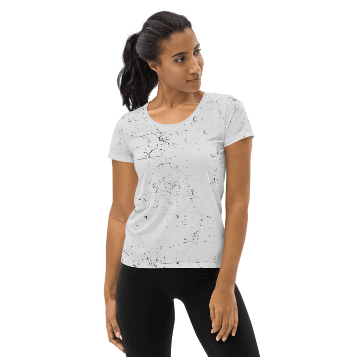 Customizable Distressed Texture Women's Sports Tee product image (1)