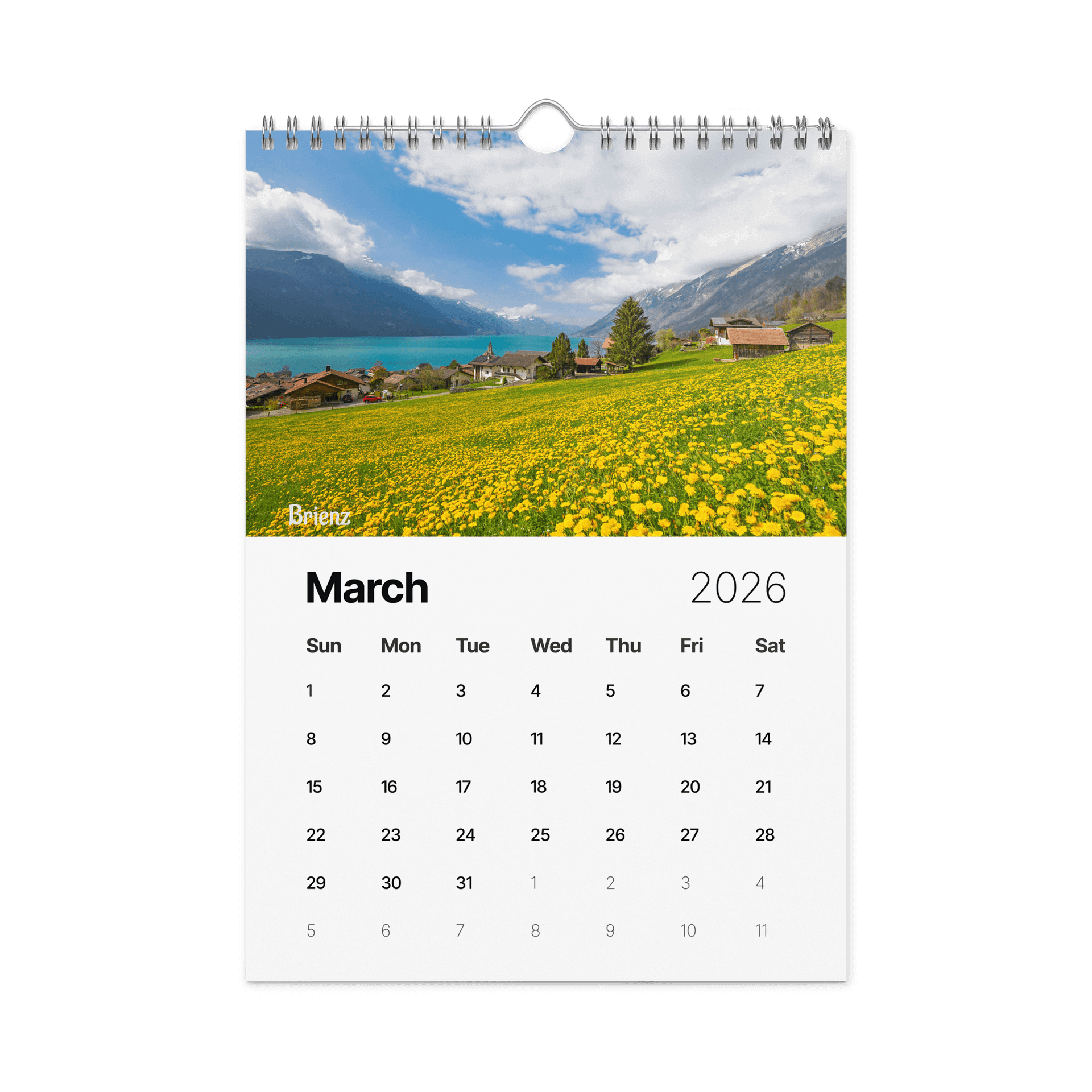 Swiss Landscapes Calendar 2026 product image (4)