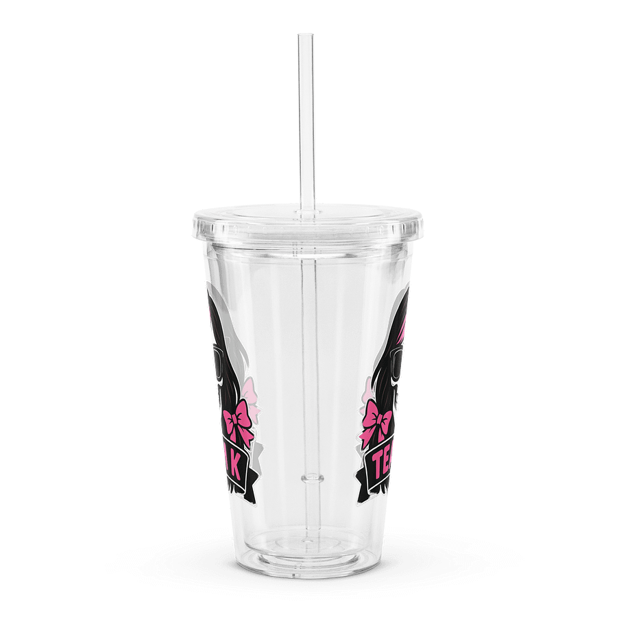 TEAM K (V-6) Clear Plastic Tumbler product image (4)