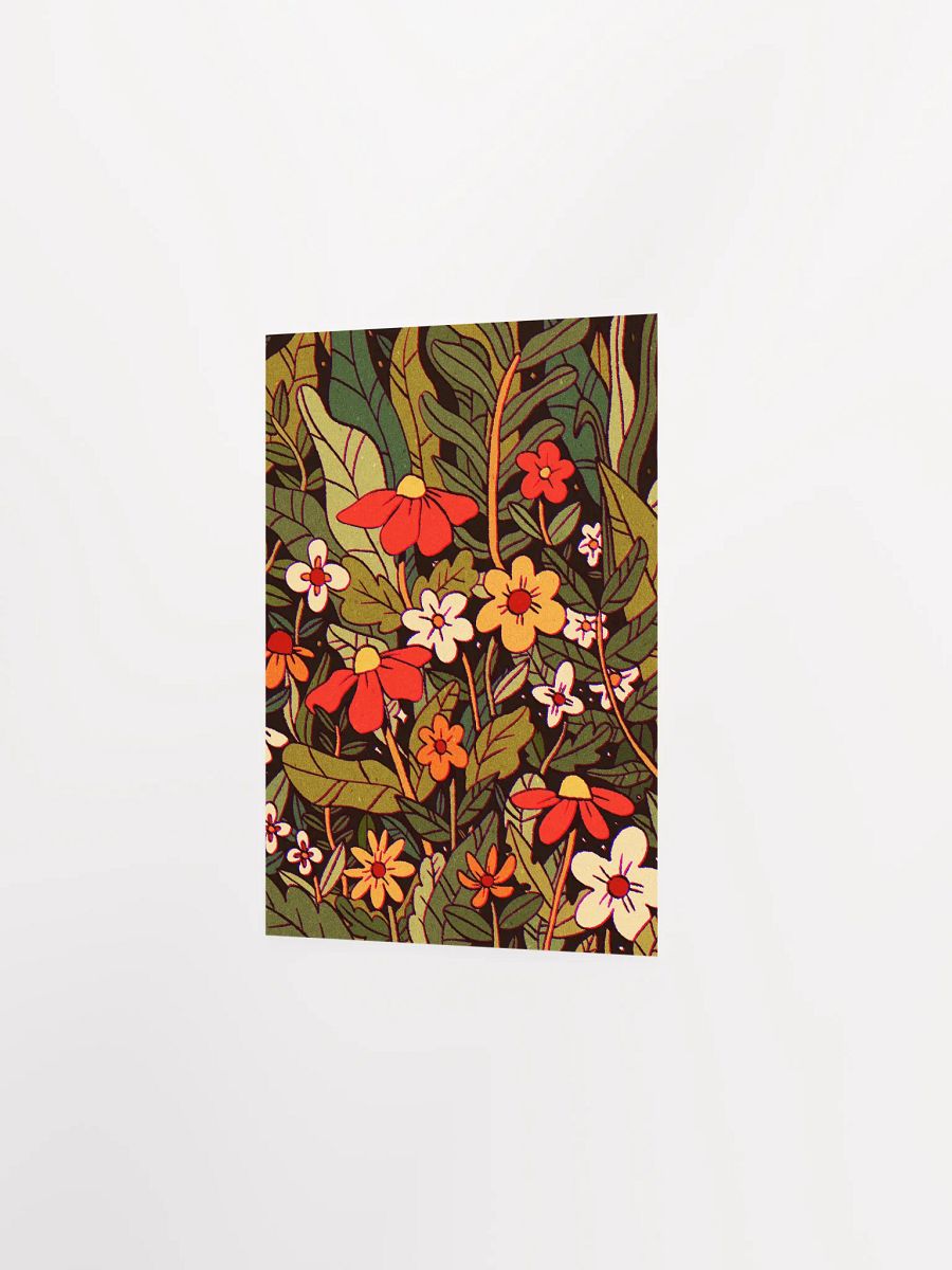 Retro Flowers Print product image (3)