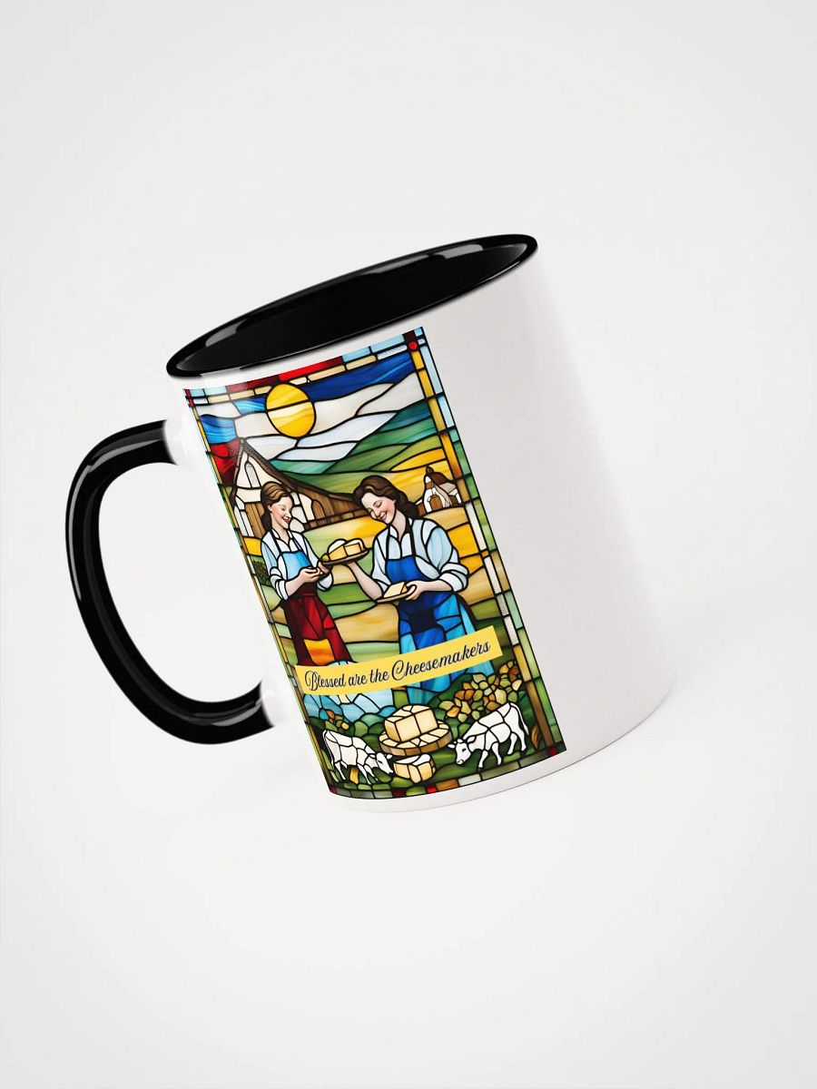 Blessed are the Cheesemakers Stained Glass Mug #04 product image (42)
