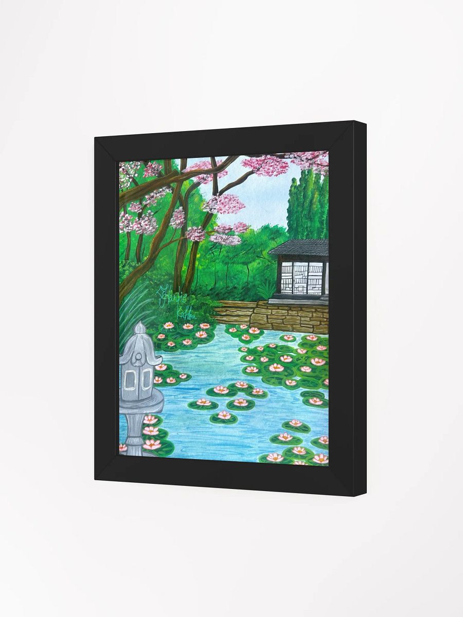 The Lotus Pond Framed Print product image (19)
