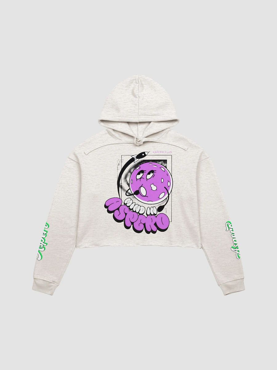 Moon Aspero Bella+Canvas Fleece Crop Hoodie product image (1)