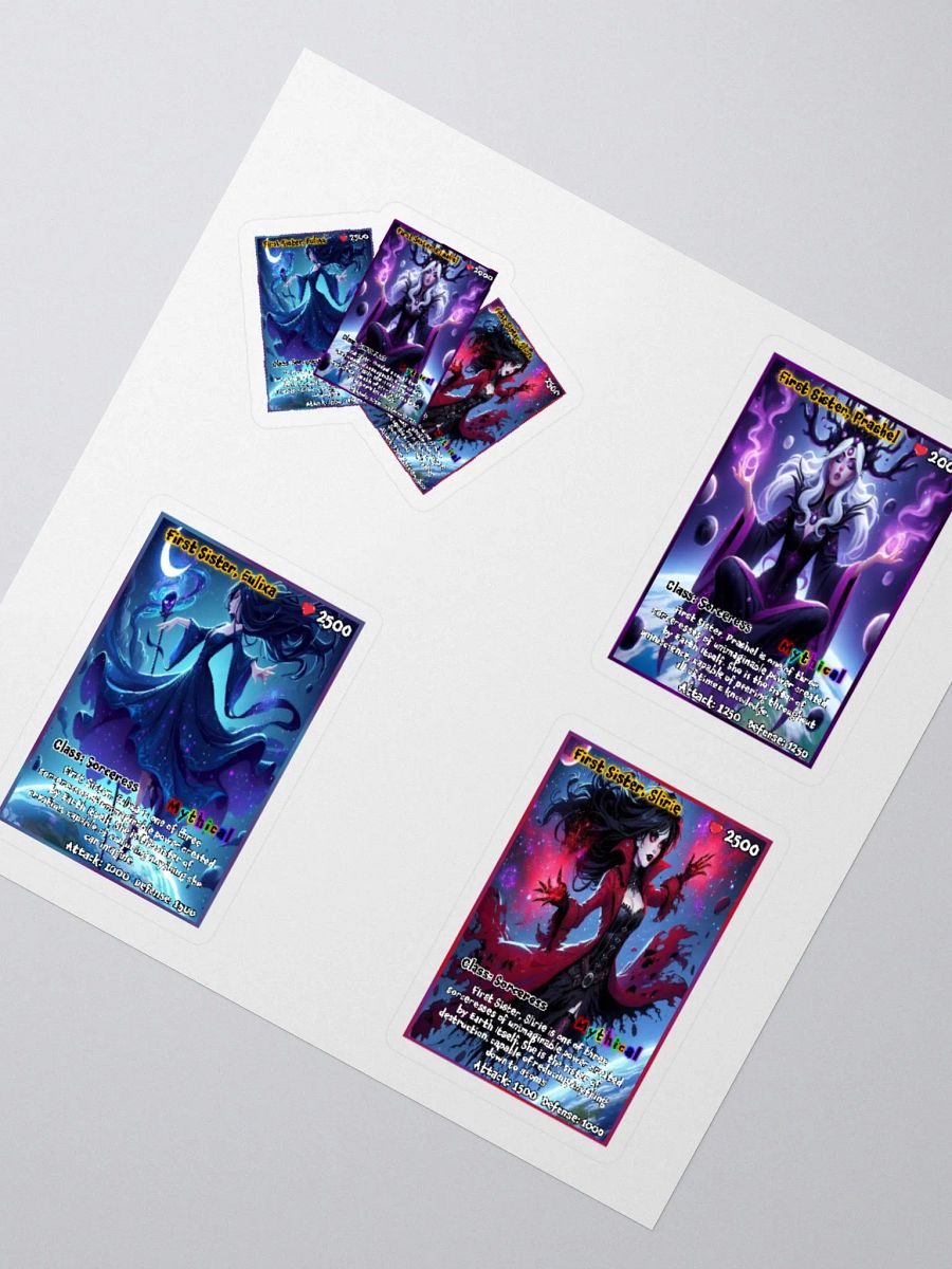 First Sisters | Hell Cardz Collection Large 4-Pack Stickers product image (2)
