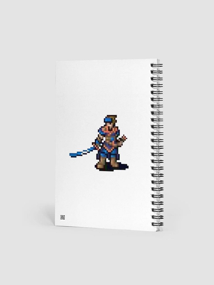 Pixel Knight Spiral Notebook product image (2)