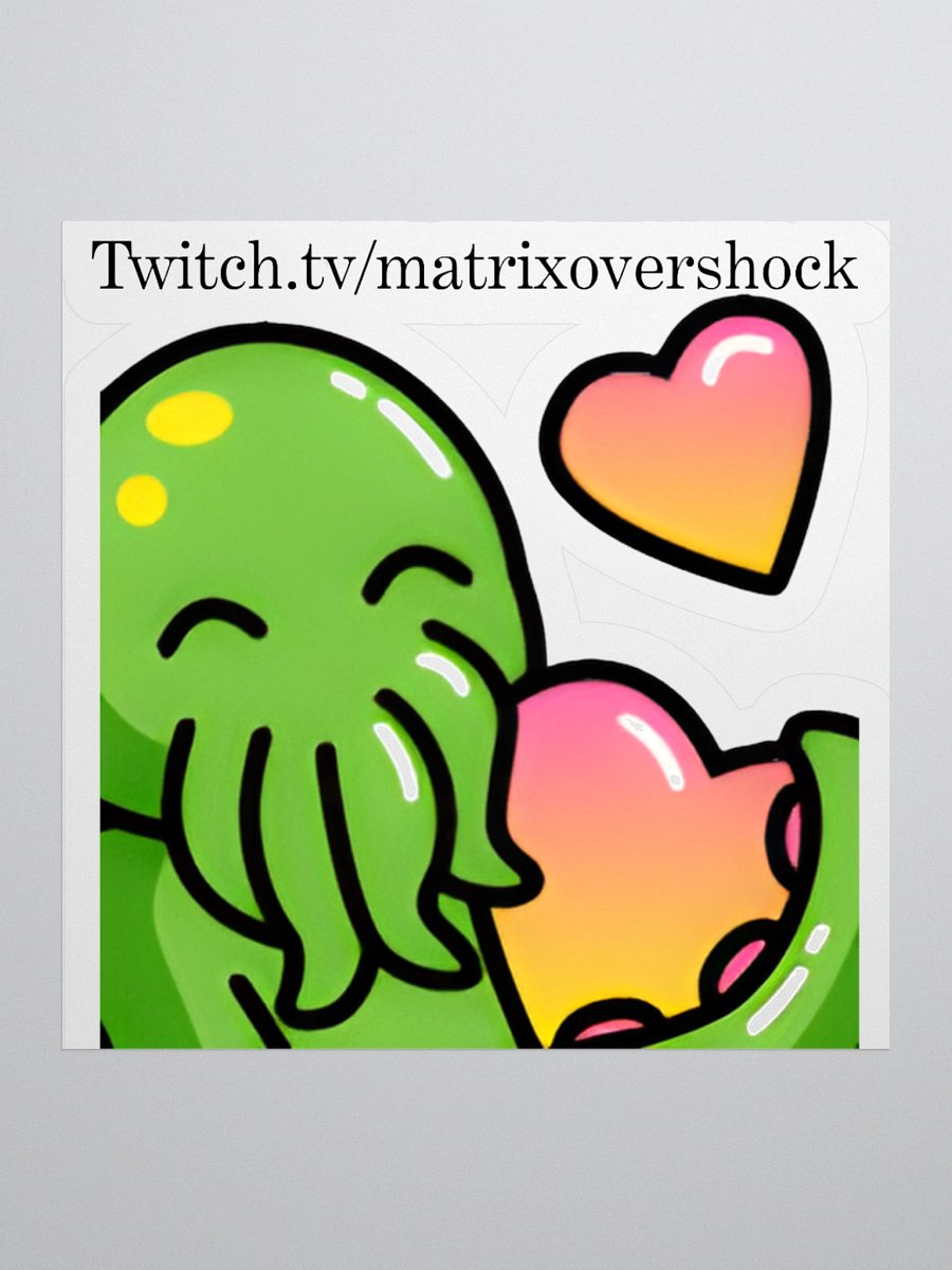 3x3 Cthulhu Love Sticker product image (1)