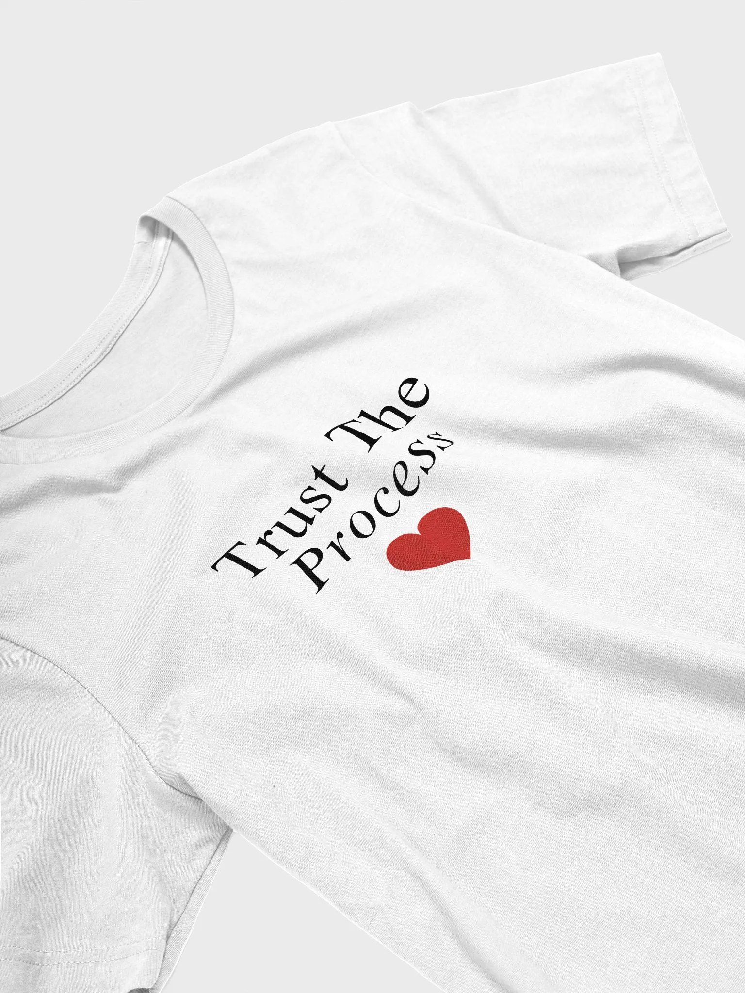 Trust The Process Minimalistic T (White) product image (3)