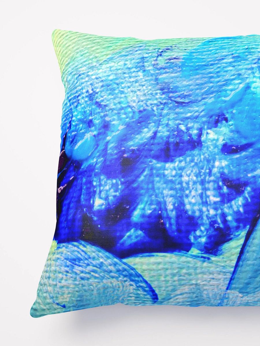 Blue Ocean Nautical Waves Throw Pillow product image (5)