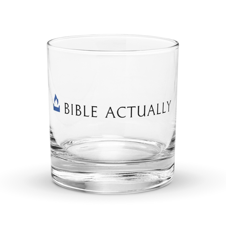 Bible Actually Whiskey Glass product image (1)