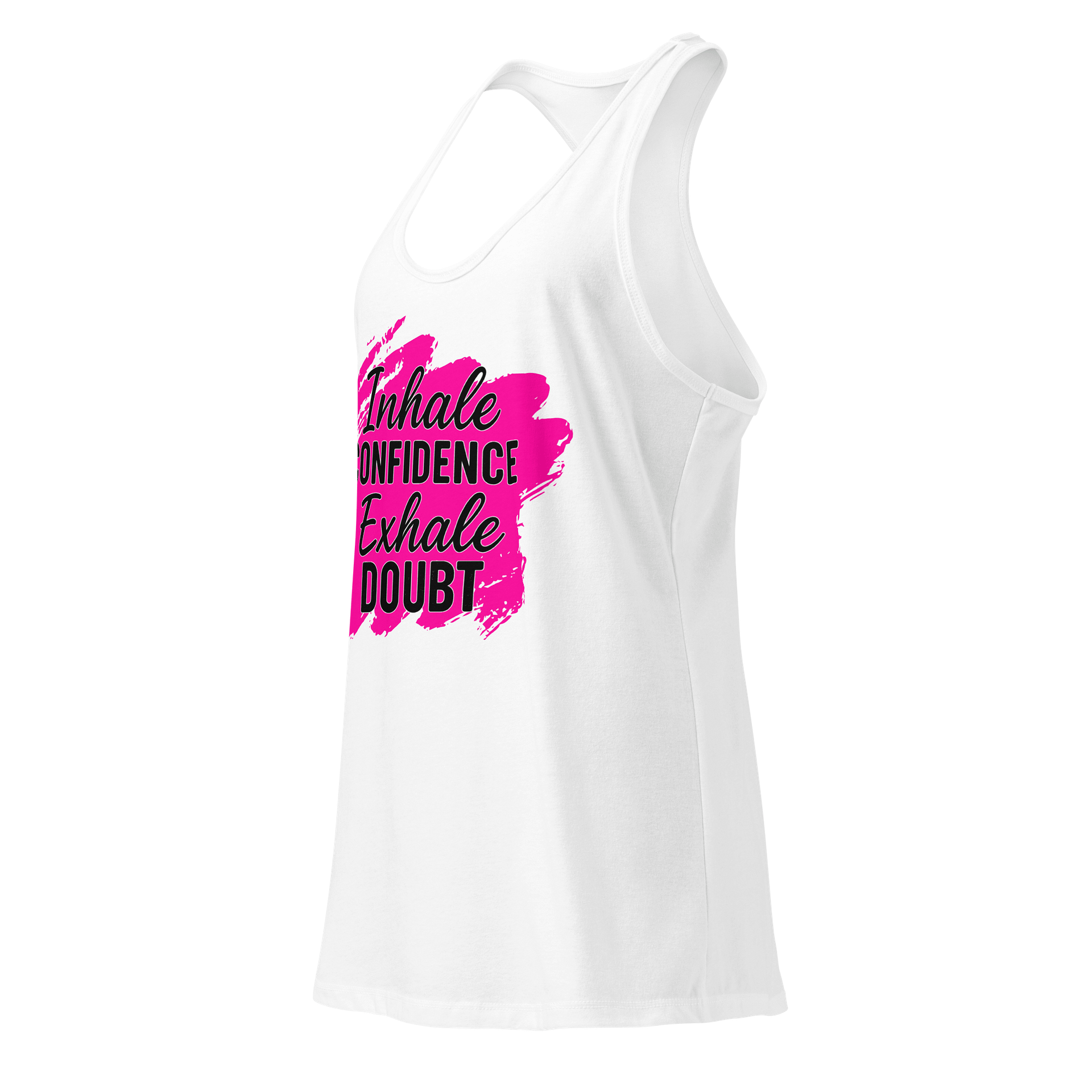 Inhale Confidence Exhale Doubt Racerback Tank Top product image (23)