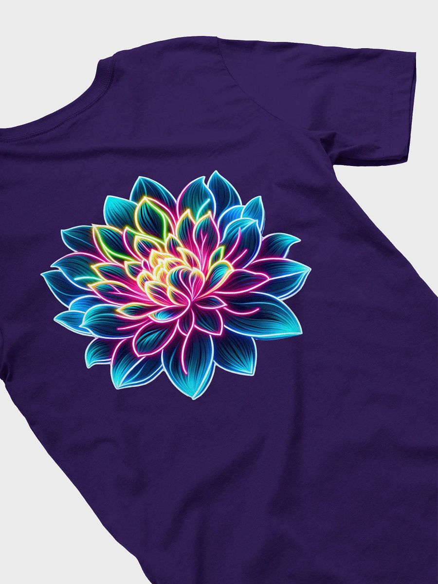 Neon Lotus Flower T-Shirt product image (4)