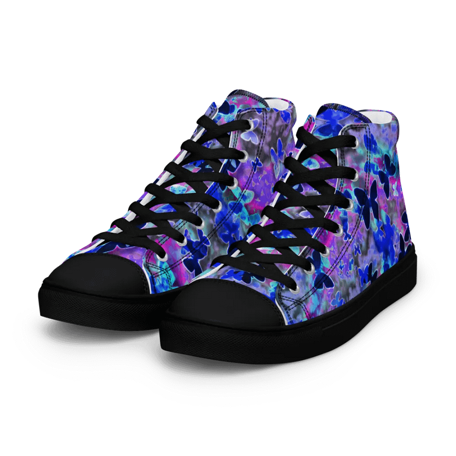 Butterfly nebula High Top Canvas Shoes (womens) product image (5)