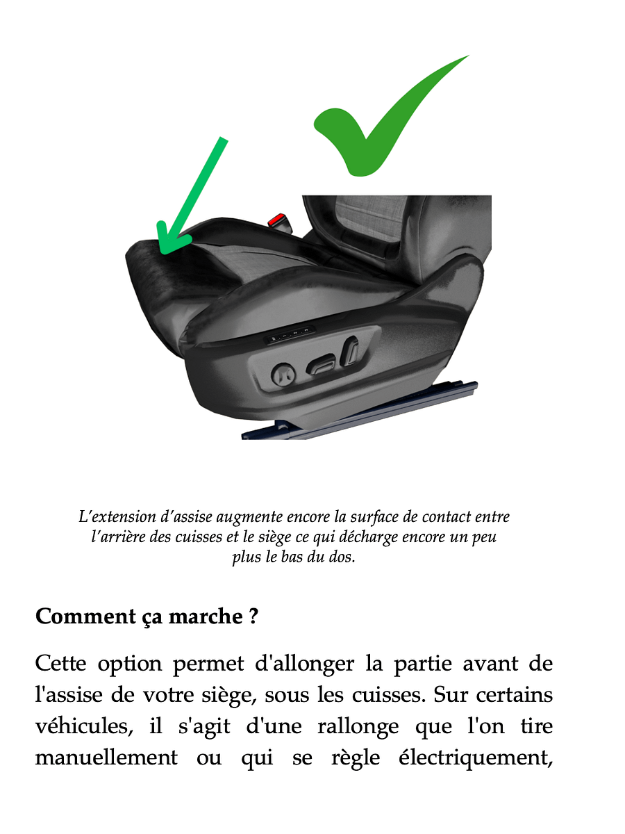 Comment s'asseoir en voiture et faire de longs trajets quand on a une hernie discale lombaire ? product image (8)