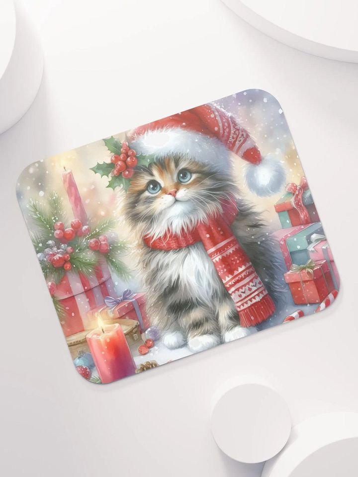 Festive Feline Wonderland Mouse Pad product image (1)