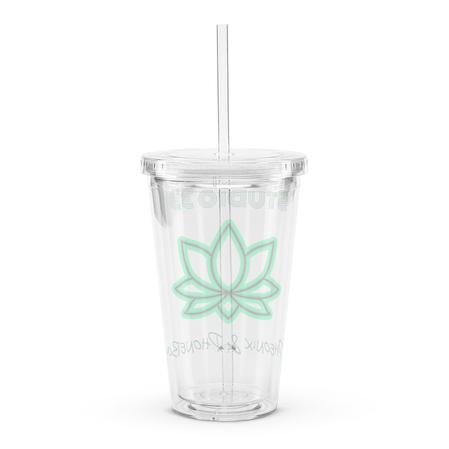 Studio 33 Clear Travel Cup w/Straw product image (2)