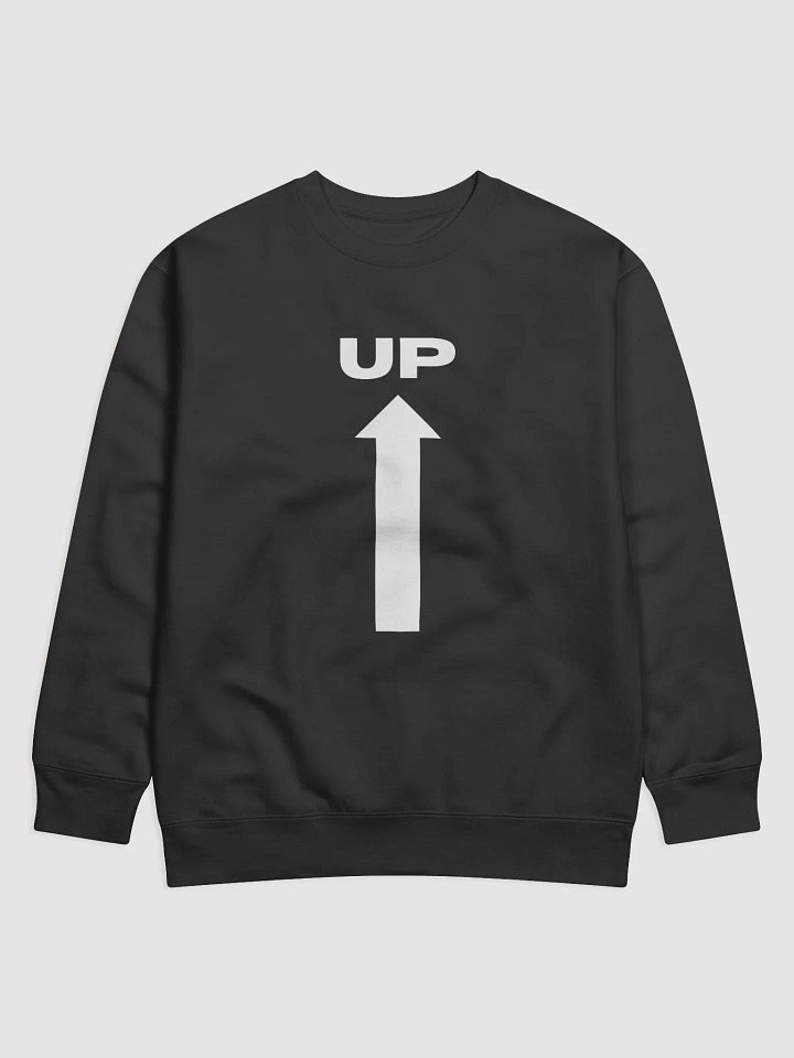 This Way Up: (white arrow) Cotton Sweatshirt product image (1)