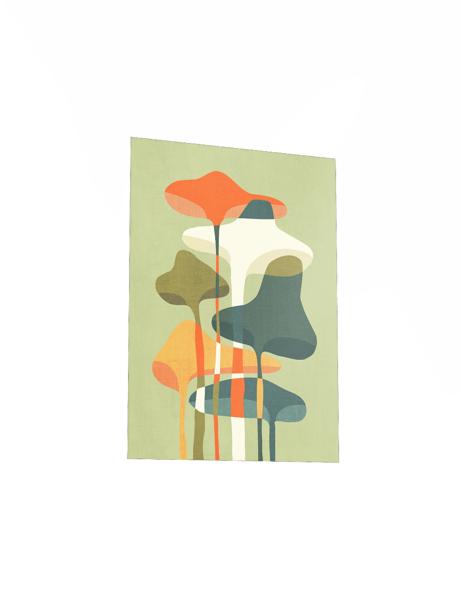 wild mushrooms art print product image (18)