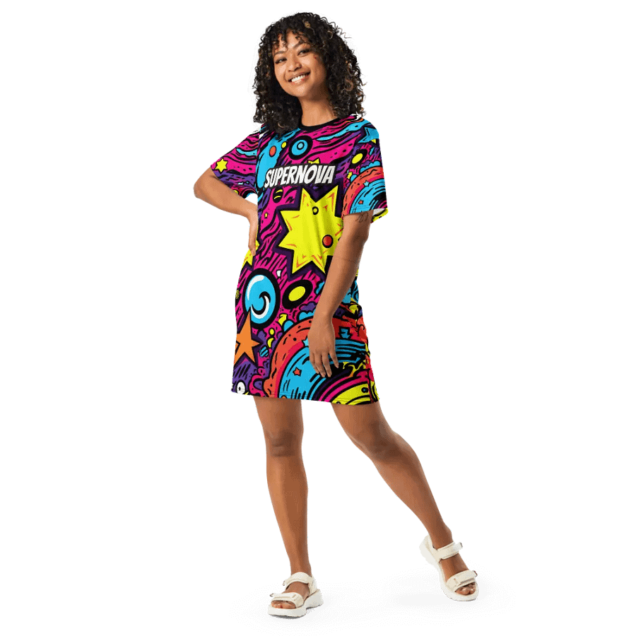 Supernova Dodgeball Club T-Shirt Dress product image (9)
