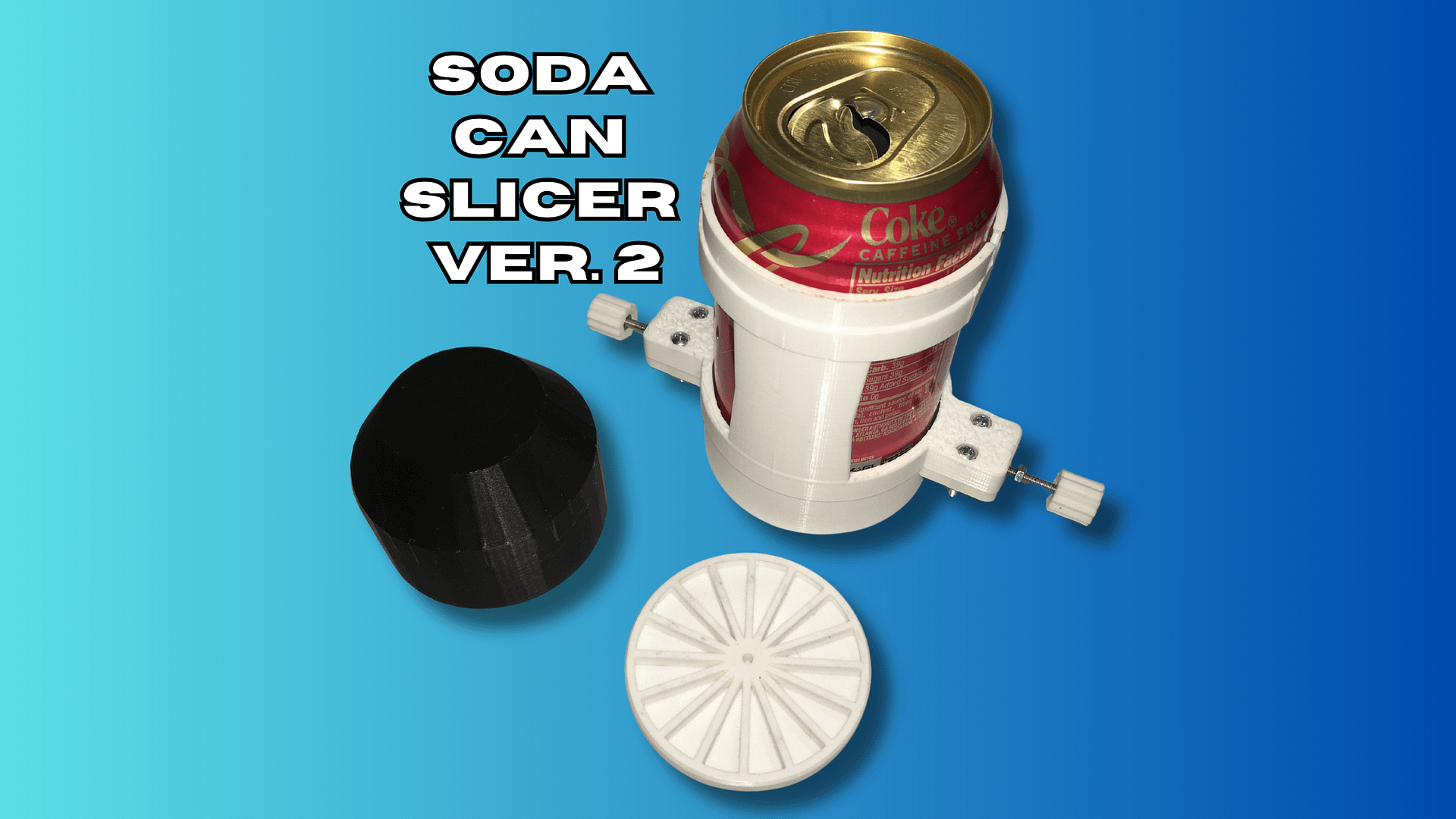 3D Printed Dual Bladed Soda Can Cutting Tool VERSION 2.0 - ASSEMBLED product image (2)
