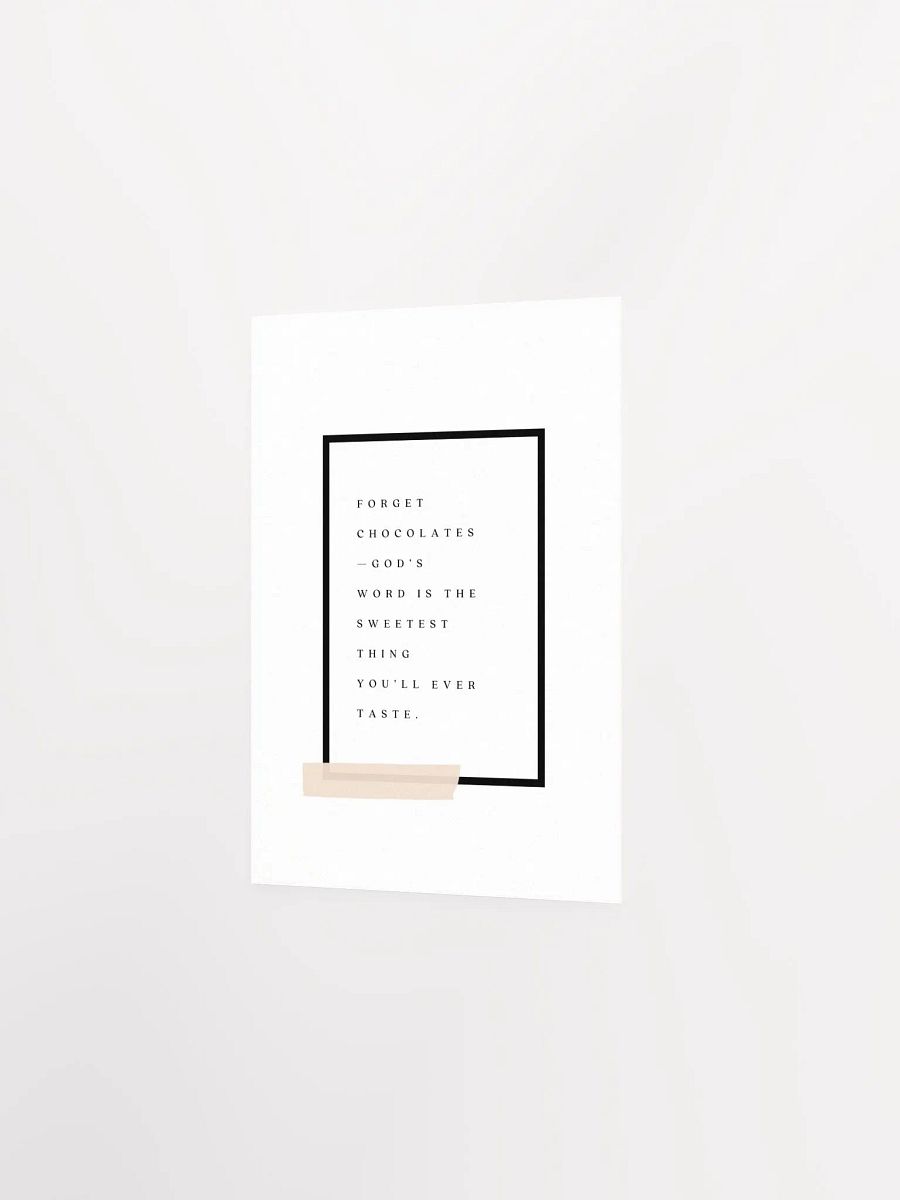 Forget chocolates—Paper Poster product image (2)