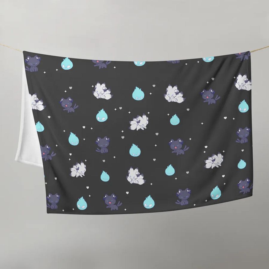 meiya, meinya & wisps blanket (black) product image (9)