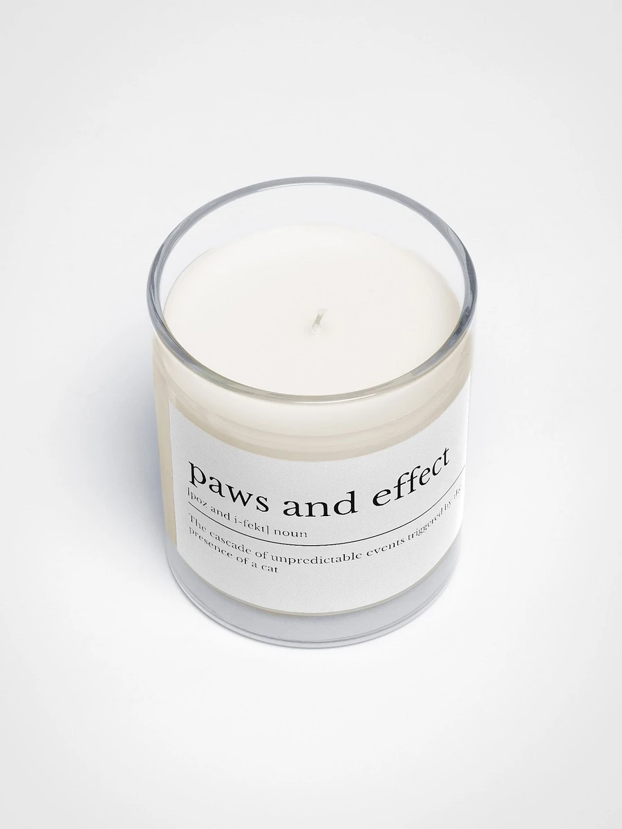 Soy Wax Candle In A Clear Glass Jar product image (3)