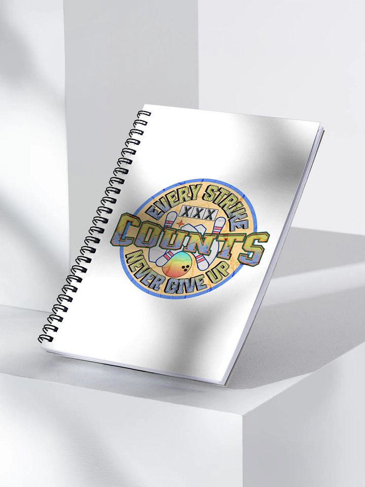 Every Strike Count Bowling Spiral Notebook product image (2)