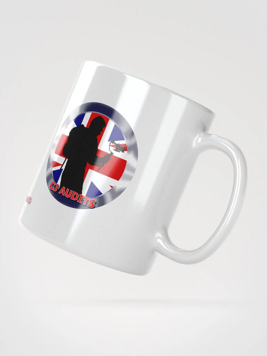 CJ AUDITS UNION JACK WHITE MUG product image (2)