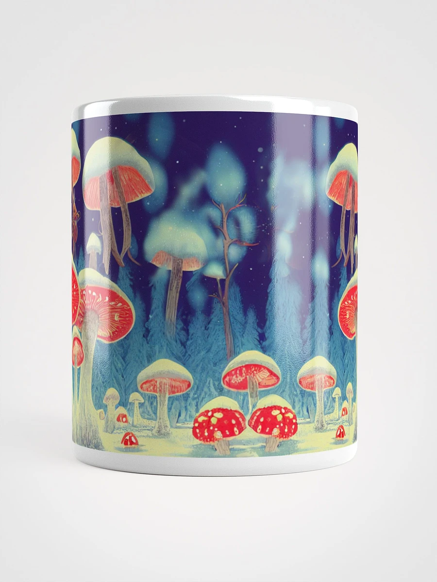 Enchanted Christmas Luminous Amanita Muscaria Mushroom Mug product image (8)