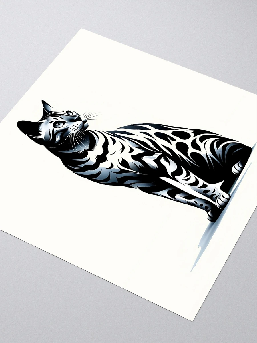 Kiss Cut Stickers: Bengal Monochrome product image (3)